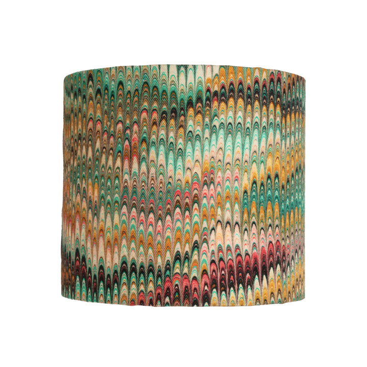 Multi Plumes Linen Lampshade