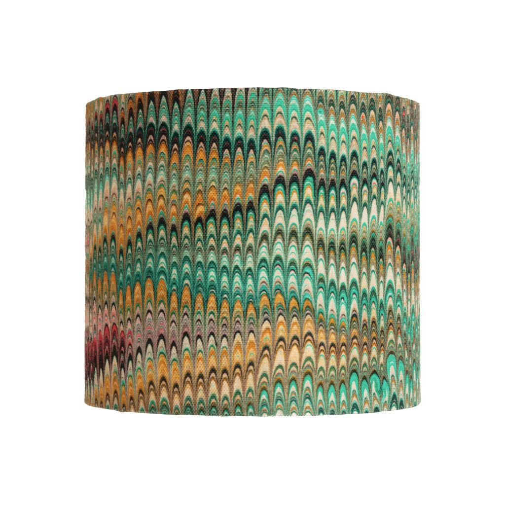 Multi Plumes Linen Lampshade