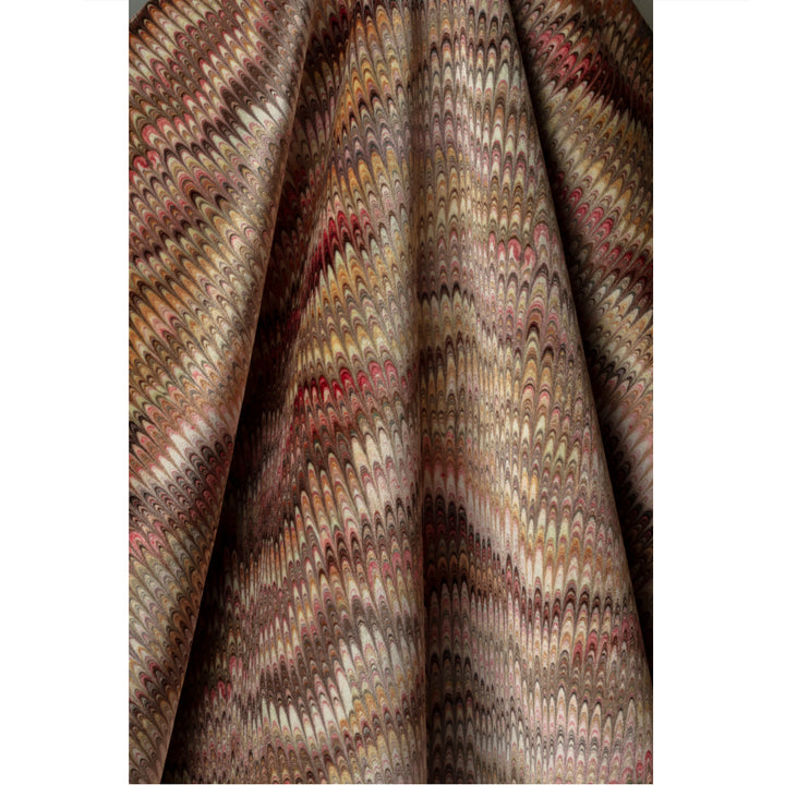 Maize Plumes Velvet Fabric