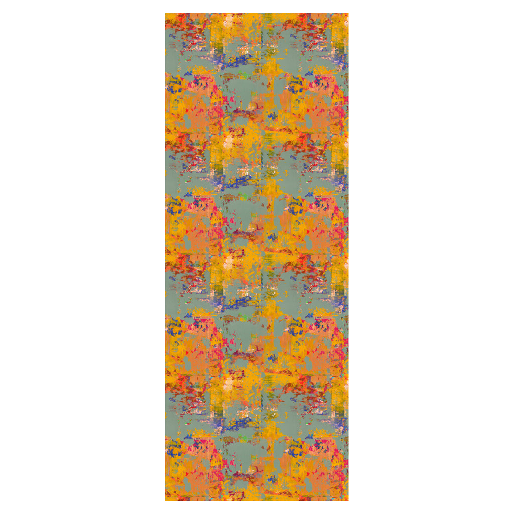 Grey Stucco Silk Satin Scarf