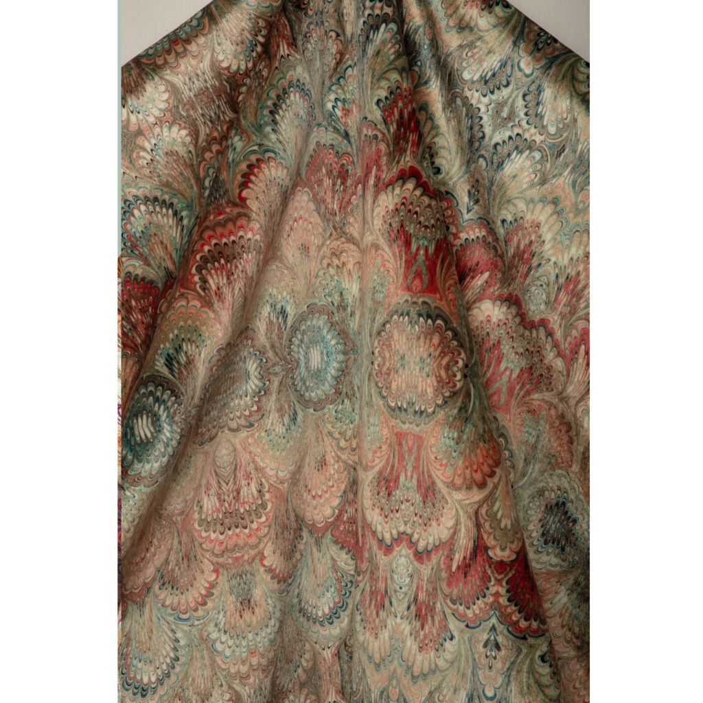 Sand Bouquet Velvet Fabric