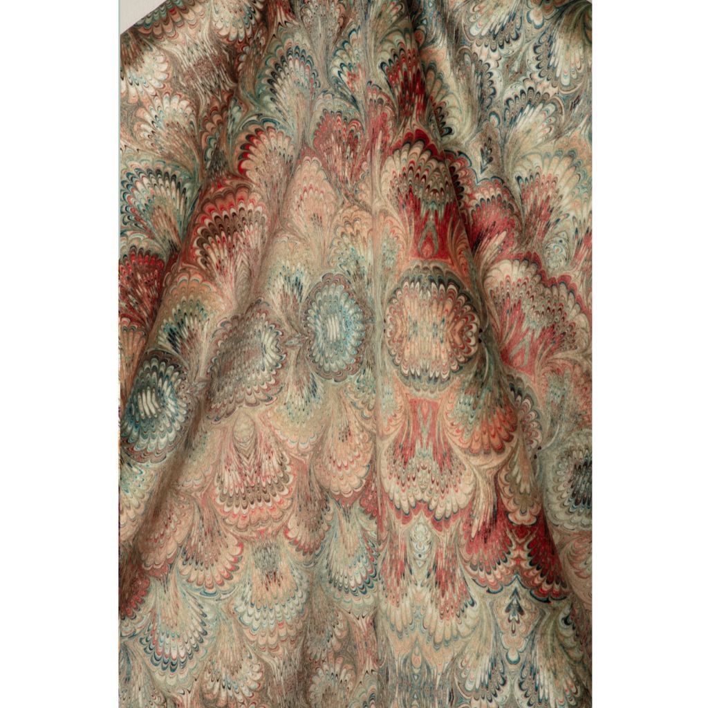 Sand Bouquet Velvet Fabric