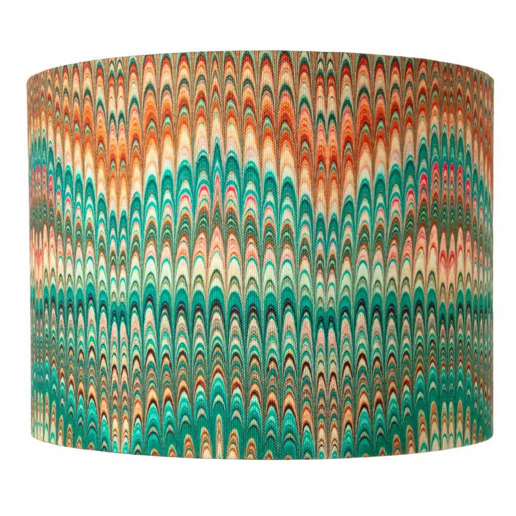 Tamarind Plumes Linen Lampshade *Sample*