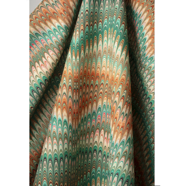 Tamarind Plumes Linen Fabric