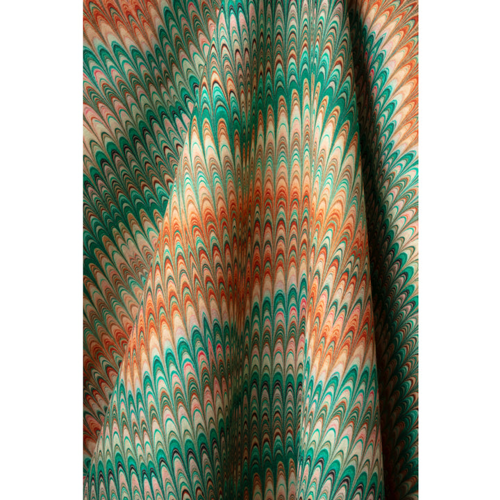 Tamarind Plumes Linen Fabric