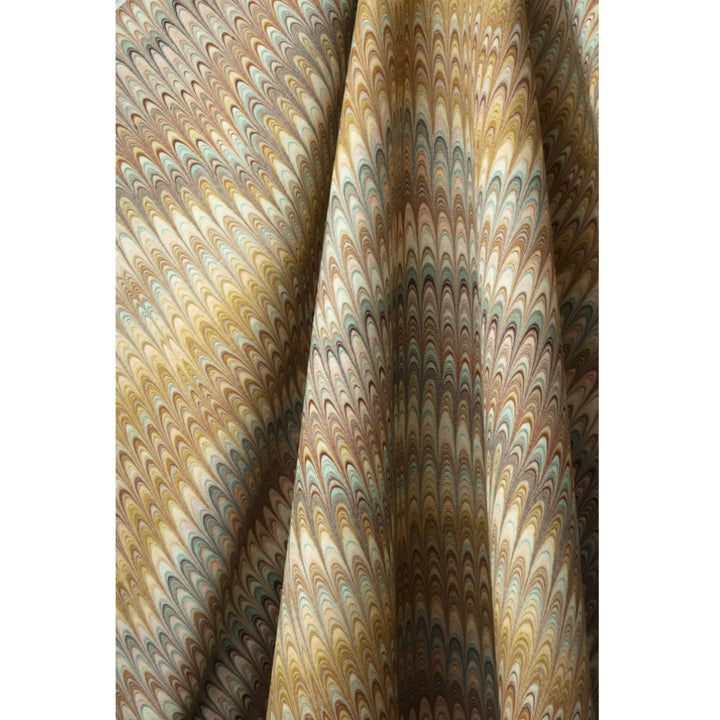 Wheat Plumes Linen Fabric