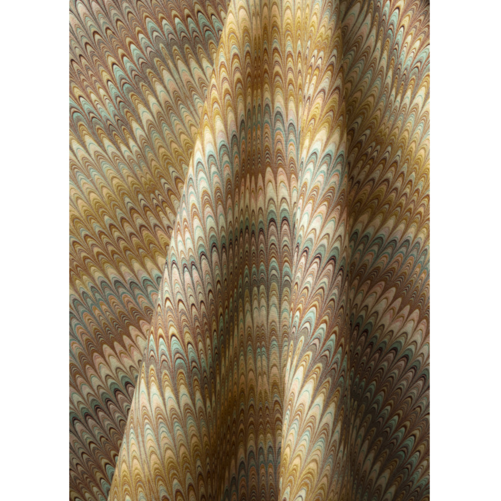 Wheat Plumes Linen Fabric