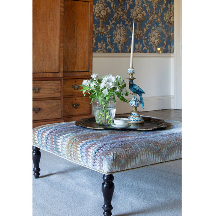 Wheat Plumes Velvet Fabric