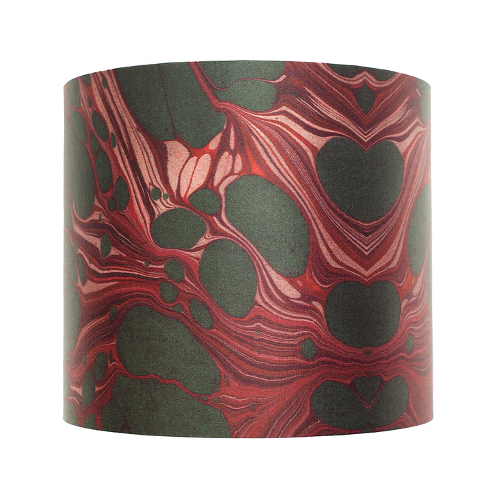Twilight Marbled Silk Cotton Lampshade