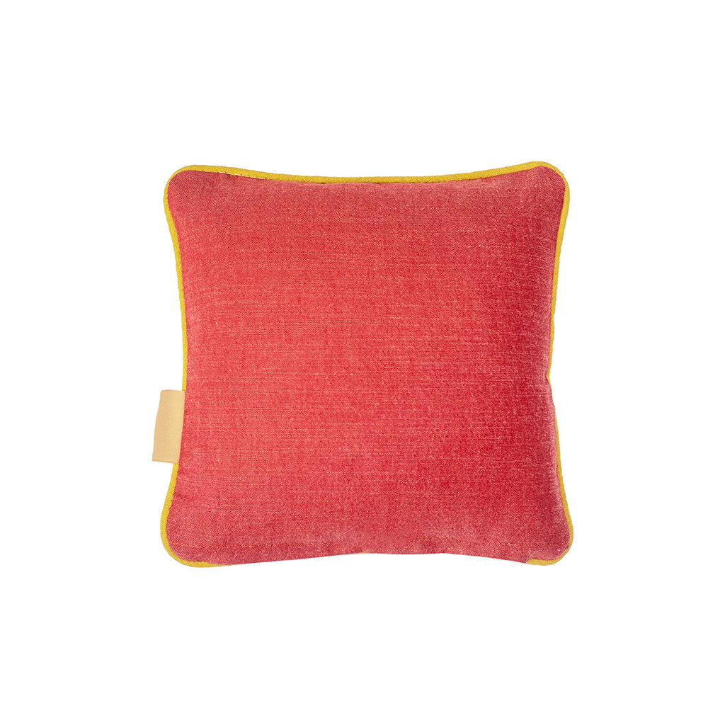 Mini Marbled Madonna Velvet Square Cushion