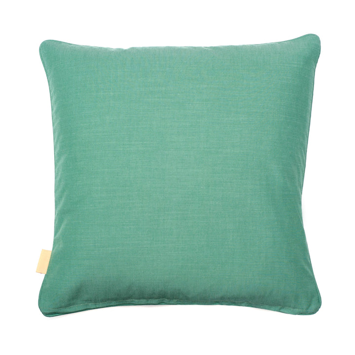 Multi Plumes Velvet Square Cushion