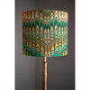 Saffron Plumes Linen Lampshade