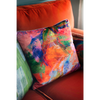 burnt orange sofa pillow