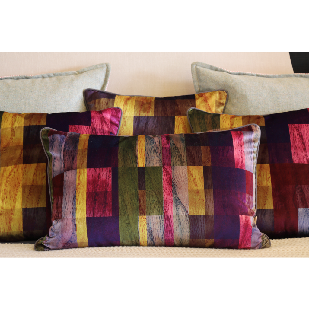 Elegant multi colour cushion