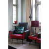 Magenta Strata Velvet Lampshade