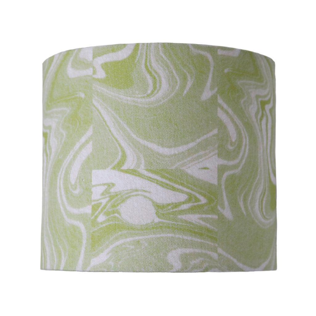 Apple Marbled Geode Small Cotton Lampshade