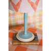 Peach Marbled Chevron Small Cotton Lampshade