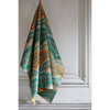 Saffron Plumes Velvet Fabric