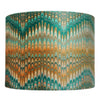 Saffron Plumes Velvet Lampshade