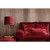 Carmine Intarsia Velvet Square Cushion