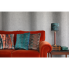 Marigold Zebra Velvet Square Cushion