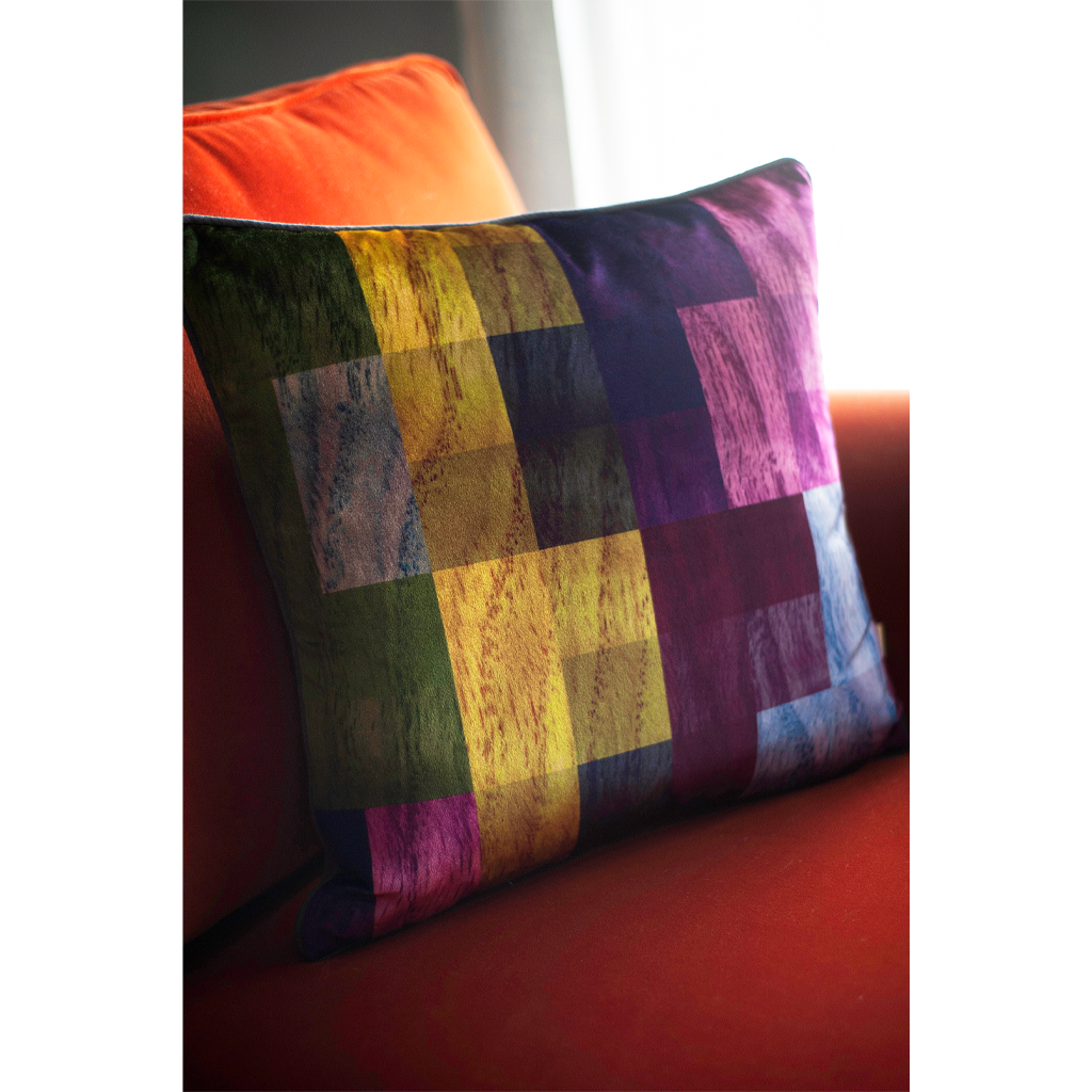 velvet scatter cushion