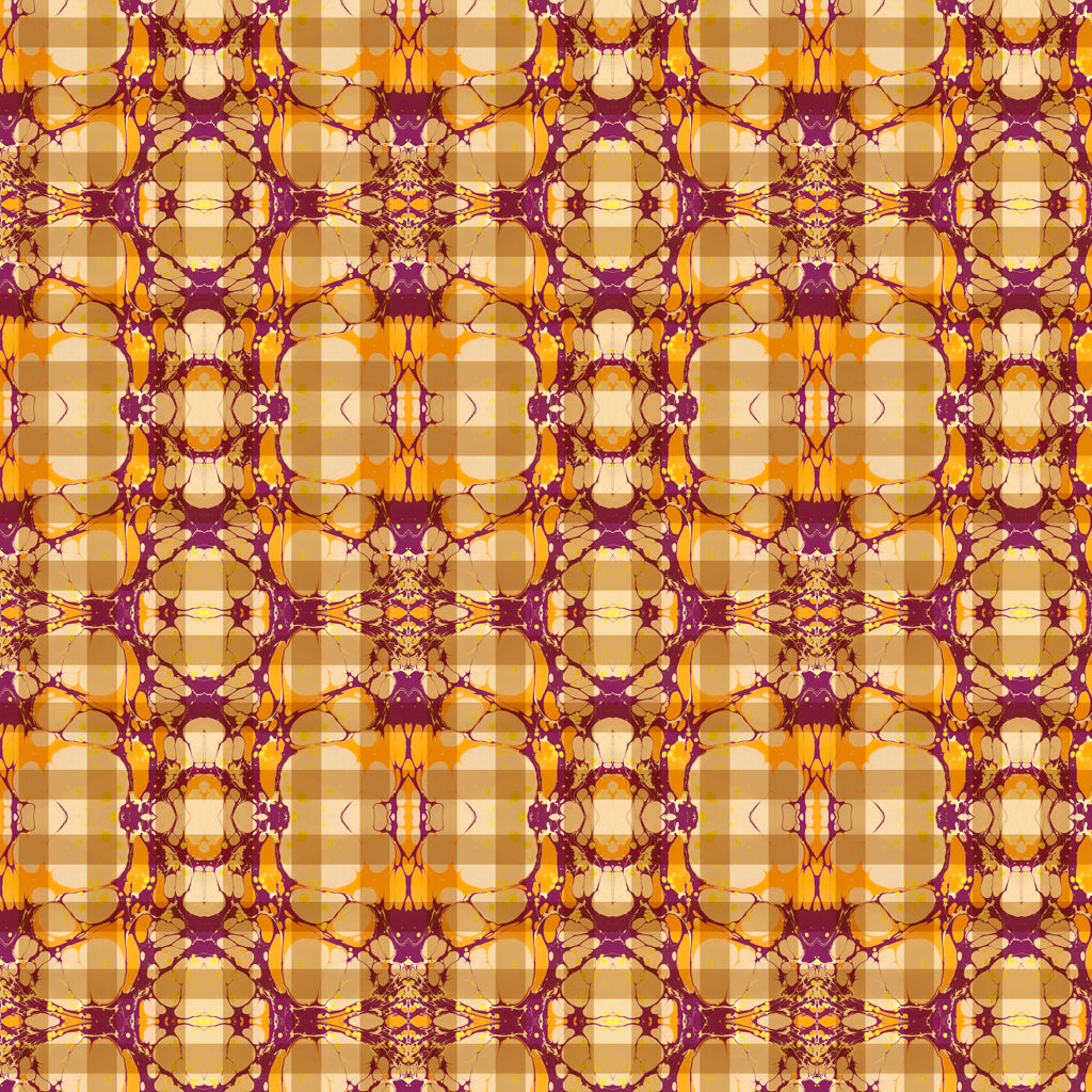 Amber Marbled Lauren Cotton Fabric