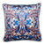 Blue Fantasy Kaleidoscope Velvet Square Cushion