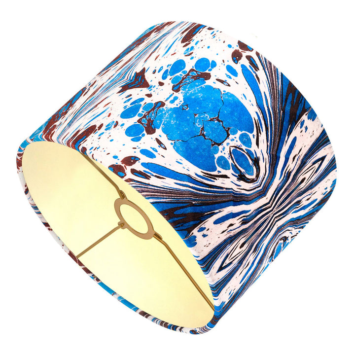 Blue Fantasy Velvet Lampshade