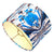 Blue Fantasy Velvet Lampshade