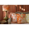 Coral Tapestry Linen Lampshade