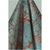 Teal Organic Marbled Velvet Fabric