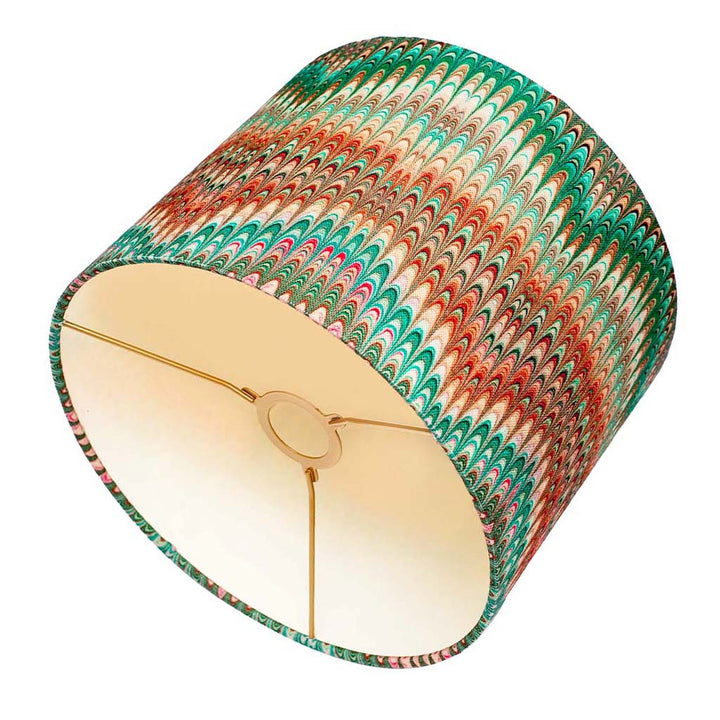 Tamarind Plumes Linen Lampshade