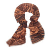 Oak Zebra Silk Wool Scarf