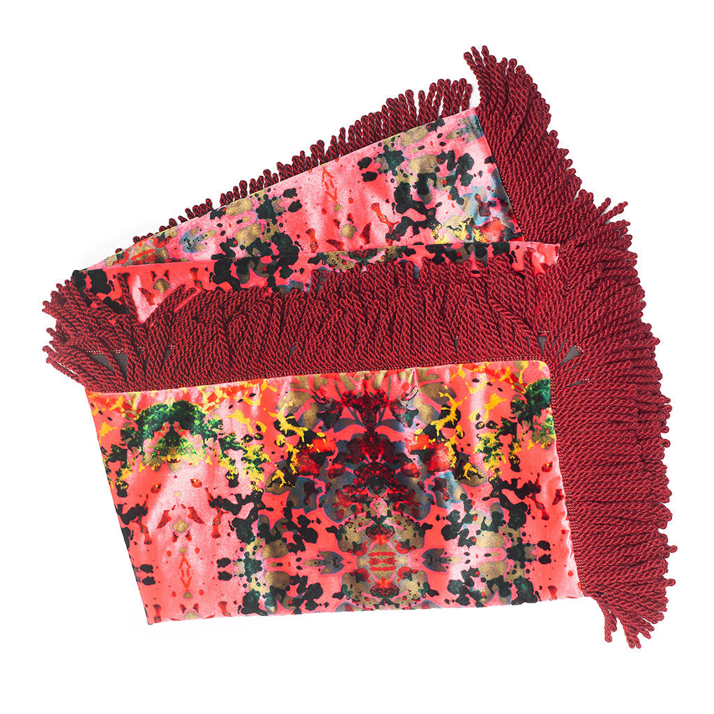 Pink Foliage Throw