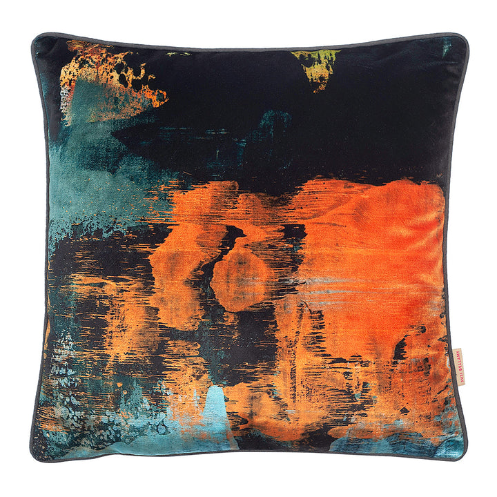 Dusk Scape Velvet Square Cushion