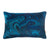 Cobalt Strata Velvet Large Oblong Cushion
