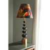 Candied Painterly Linen Cone Lampshade