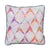 Raspberry Slick Chevron Cotton Cushion