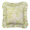 Ruffled Apple Marbled Geode Cotton Cushion