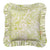 Ruffled Apple Marbled Geode Cotton Cushion
