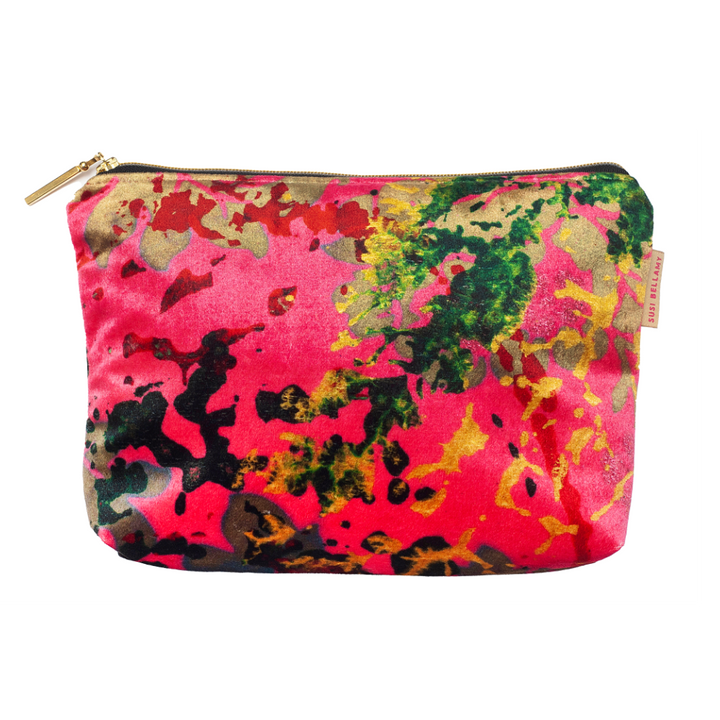 Pink Foliage Pouch