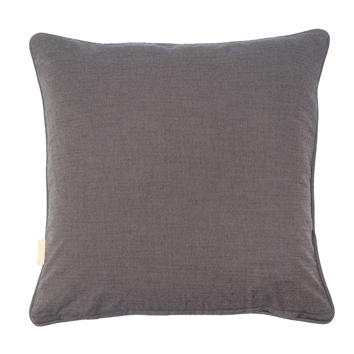Magenta Strata Marbled Velvet Square Cushion