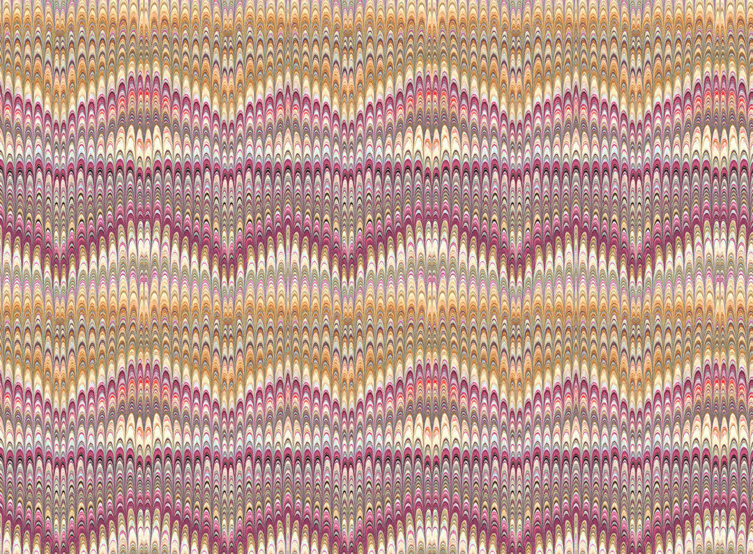 Dahlia Plumes Velvet Fabric