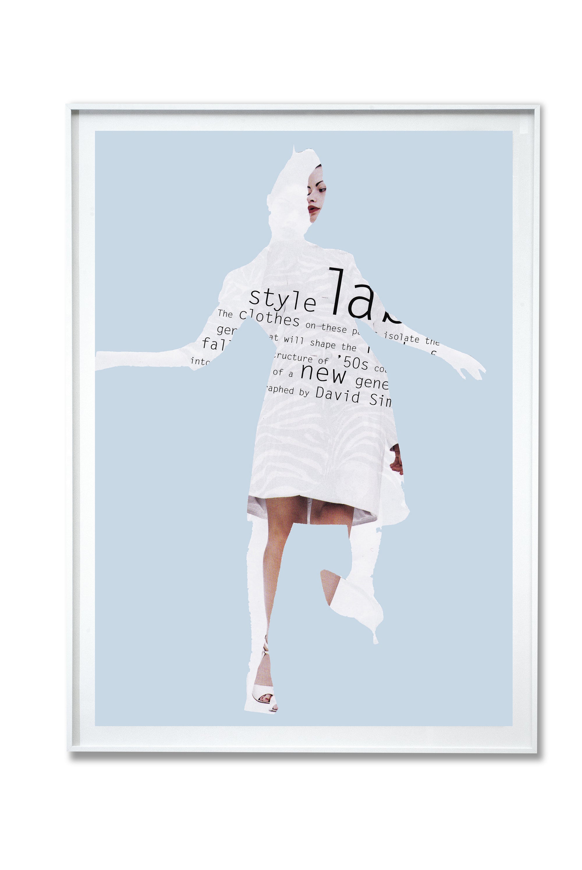 Pale Blue Jaunt Digital Print