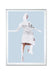 Pale Blue Jaunt Digital Print