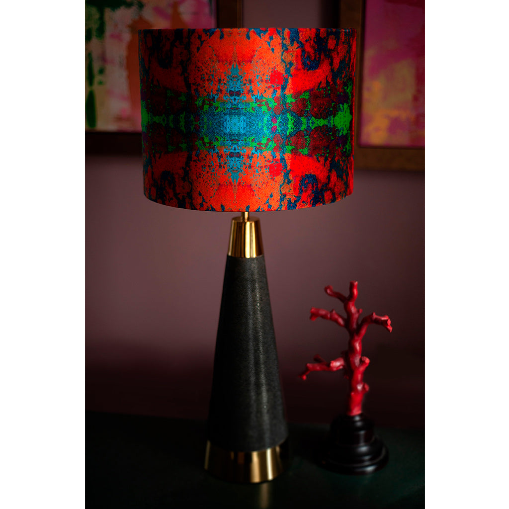 Paesaggio Scarlatto Velvet Lampshade