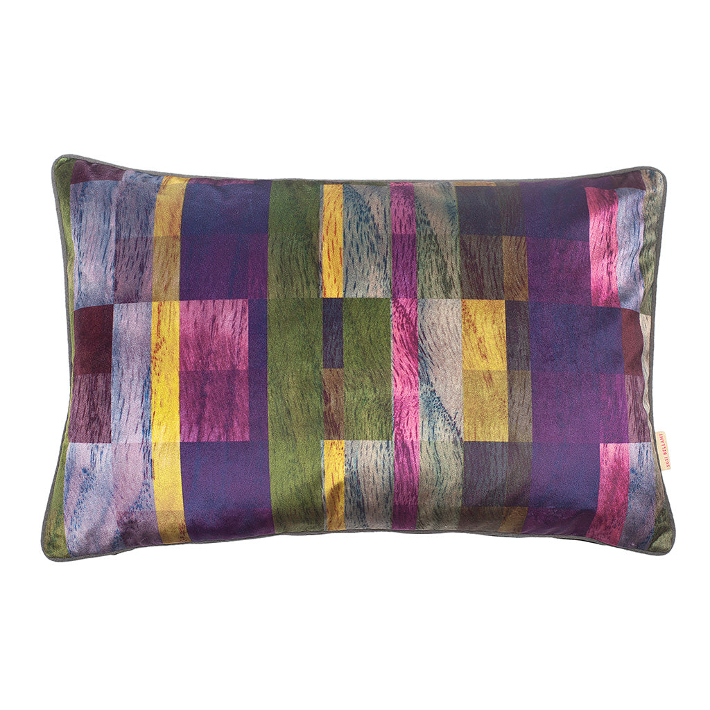 Patchwork colour large decorative pillow