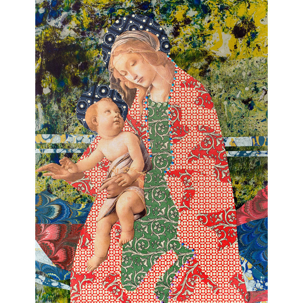 Marbled Madonna Digital Print