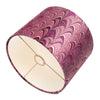 Orchid Fine Comb Velvet Lampshade